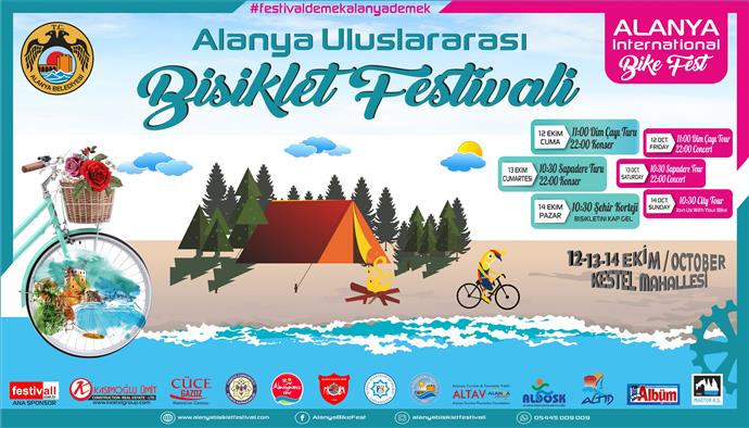 1. ALANYA ULUSLARARASI BİSİKLET FESTİVALİ BAŞLIYOR 1. ALANYA ULUSLARARASI BİSİKLET FESTİVALİ BAŞLIYOR