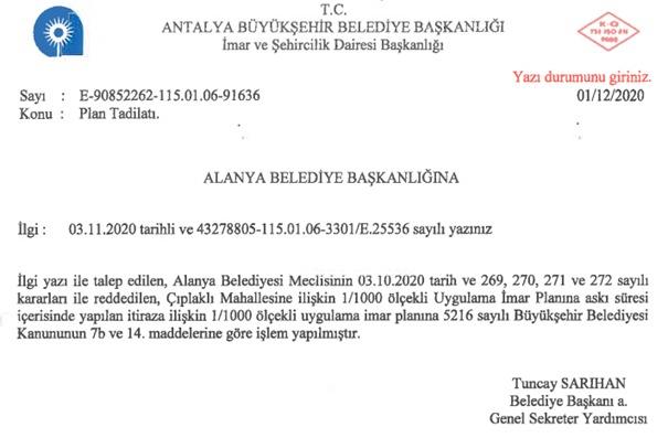 ÇIPLAKLI UYGULAMA İMAR PLANINDA SORUN KALMADI ÇIPLAKLI UYGULAMA İMAR PLANINDA SORUN KALMADI